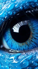 eye in water