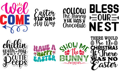 Classic Easter Invitation Collection Vector Illustration for Banner, Icon, Postcard