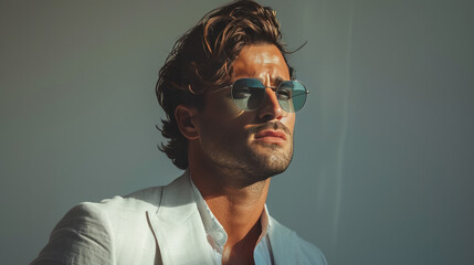 Fototapeta premium Design a highfashion male in minimalistic style