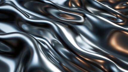 flowing liquid metal texture