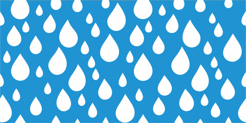 A seamless vector water droplets to a beige pattern on a blue backdrop