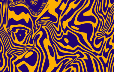 Psychedelic background with abstract, trippy patterns with melting and distorting lines.