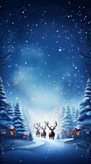 christmas background with santa claus