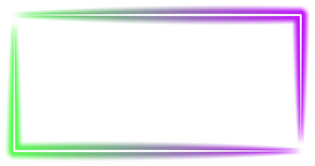 Glowing Rectangle Gradient Neon