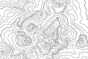 Elevation lines topographic map background