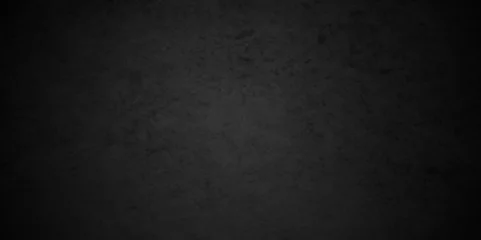 Tafelkleed Abstract  Dark Black background texture, old vintage charcoal black backdrop paper with watercolor. Abstract background with black wall surface, black stucco texture. Black gray satin dark texture. © MdLothfor
