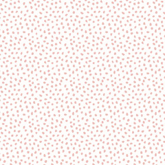 Seamless background with random pink elements. Abstract ornament. Seamles abstract pattern