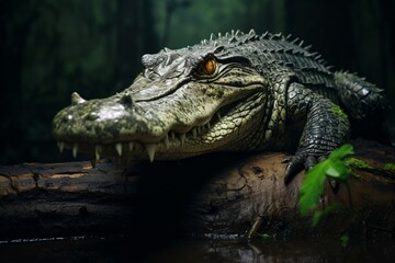 Obraz premium alligator in the everglades