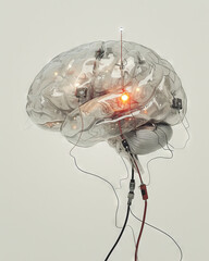 artificial brain - obrazy, fototapety, plakaty