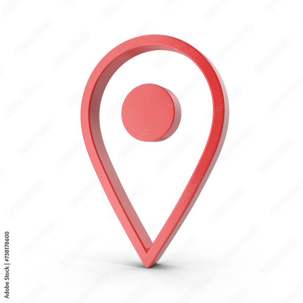 Poster 3d rendering realistic png location map pin gps pointer markers gps location symbol, maps and naviga