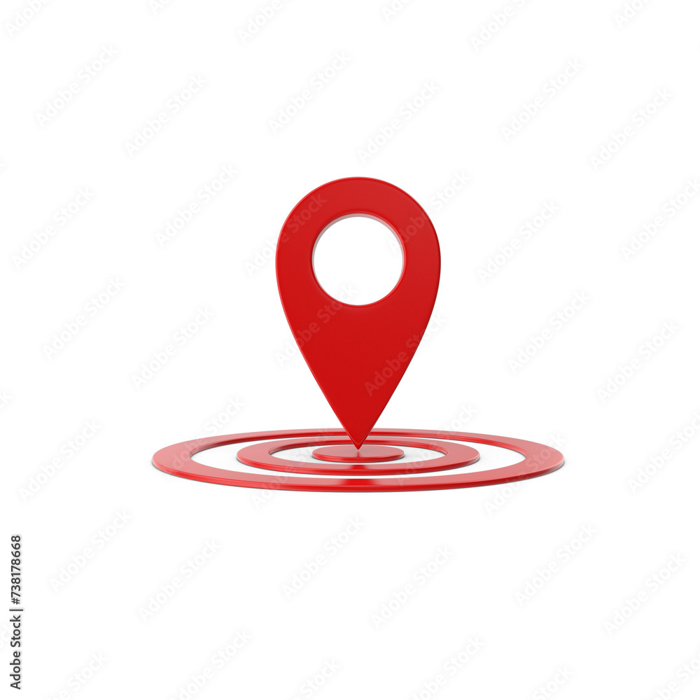 Poster 3d rendering realistic png location map pin gps pointer markers gps location symbol, maps and naviga