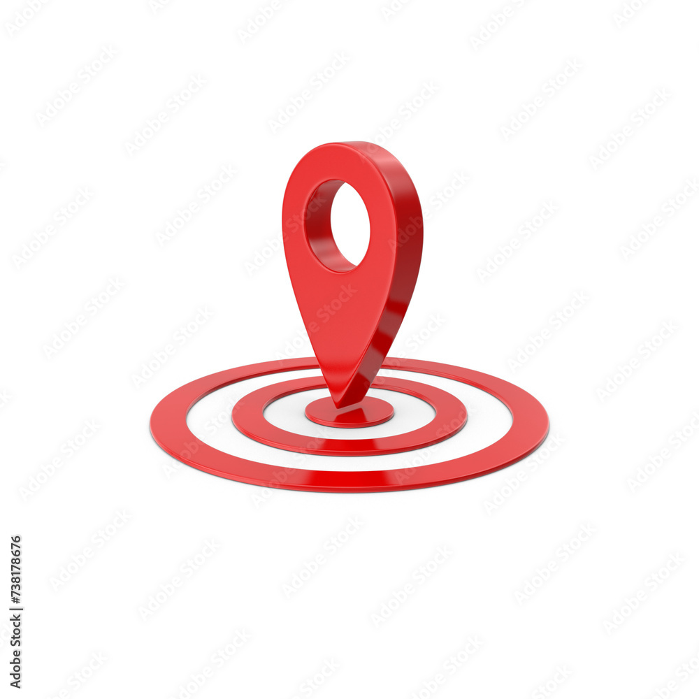 Poster 3d rendering realistic png location map pin gps pointer markers gps location symbol, maps and naviga