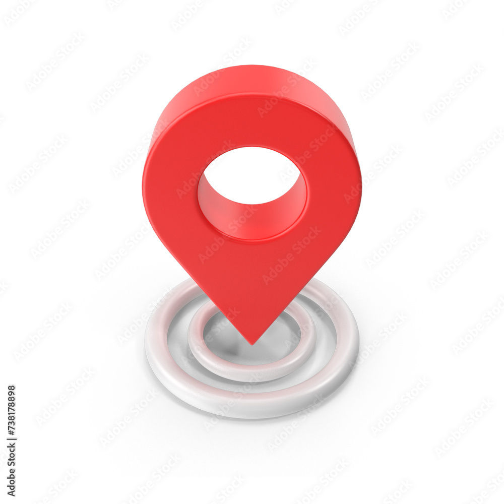 Poster 3d rendering realistic png location map pin gps pointer markers gps location symbol, maps and naviga