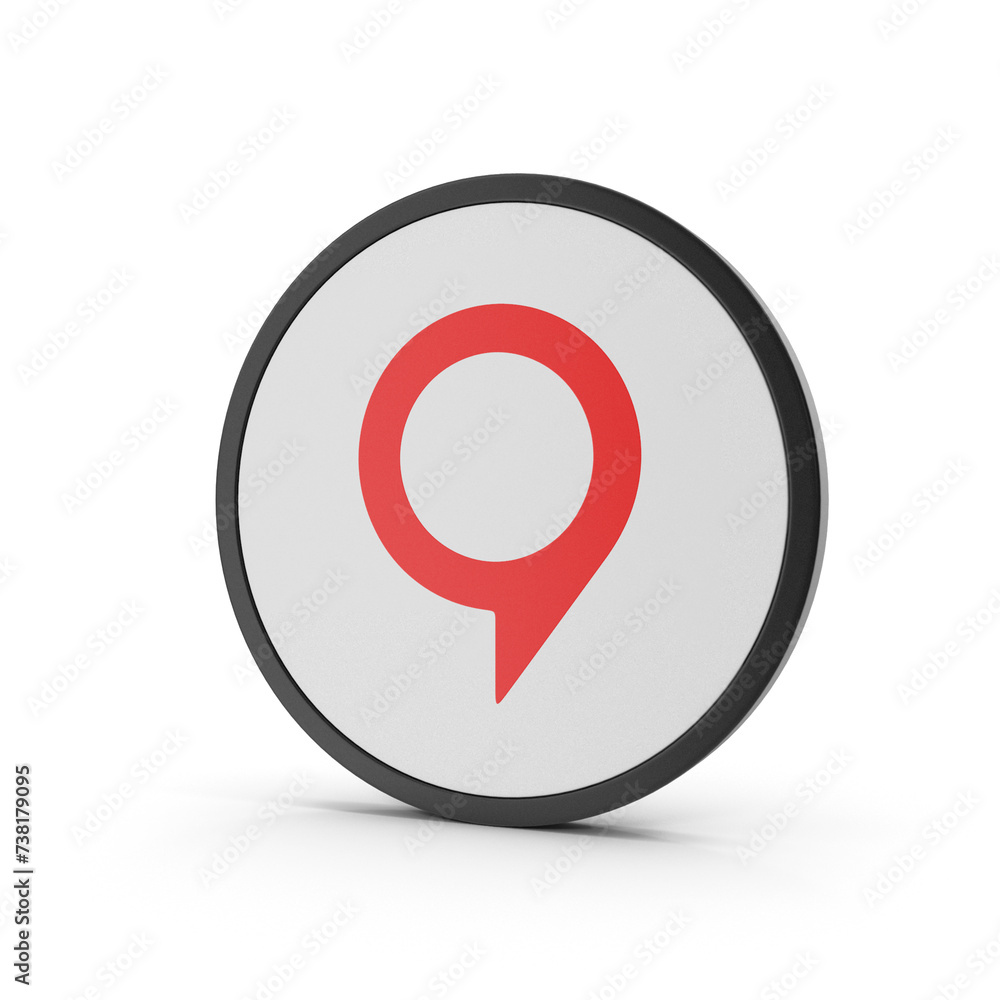 Poster 3d rendering realistic png location map pin gps pointer markers gps location symbol, maps and naviga
