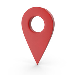 3D Rendering Realistic PNG Location map pin GPS pointer markers GPS location symbol, maps and navigation apps, red geolocation markers, placemark icons, cartography, and traveler interest symbols