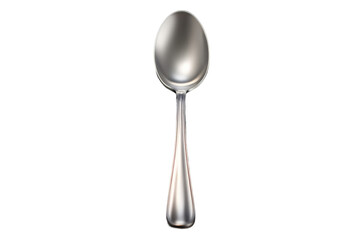 Spoon With Long Handle. A photograph of a spoon with a long handle placed on a plain Transparent background.