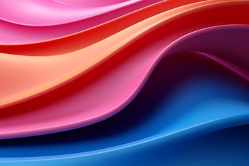 Obraz premium Surrealism background with multicolor and white curve line neon effect