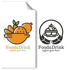 Culinary Craftsmanship: Sophisticated Food and Drink Logos