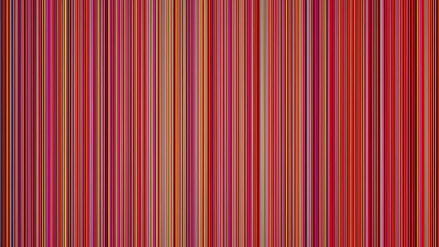 Animation loop multi colored vertical lines wave animation. Abstract  light trails futuristic background motion. Flicker Color Background
