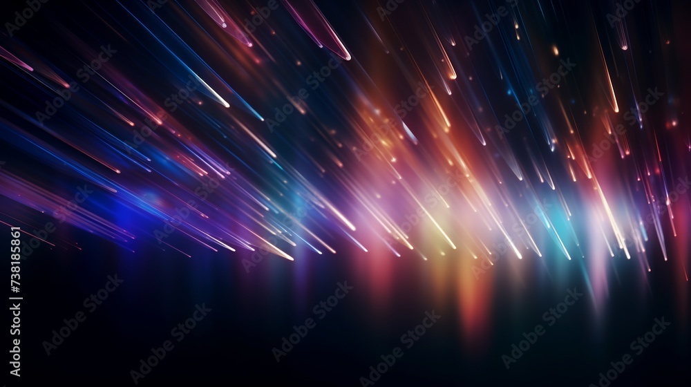 Poster prism light leak texture for photo overlay and effect. lens flare in abstract background. bokeh effe
