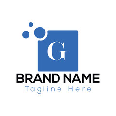 Abstract G letter modern initial lettermarks logo design	