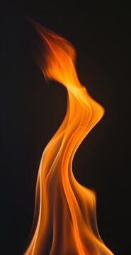 flames rising black surface fire breathing bowser swirly holding romantic simple path traced body chimney flowing curves wearing white robes petrol