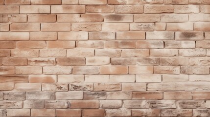 The background of the brick wall is in Beige color.