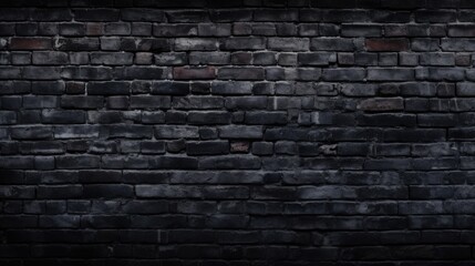 The background of the brick wall is in Black color