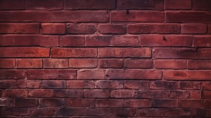 The background of the brick wall is in Maroon color.