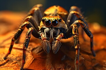 Fototapeta premium A rare and endangered species of a venomous spider