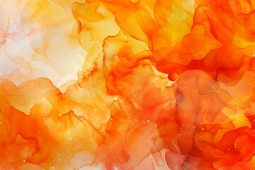 Abstract alcohol ink flow and stains illustration. For background, advertisement, banner - obrazy, fototapety, plakaty