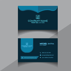Free vector business card template 2024