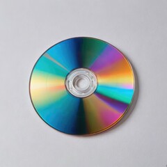 cd disc on a  white background