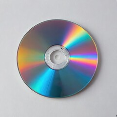 cd disc on a  white background