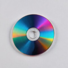 cd disc on a  white background