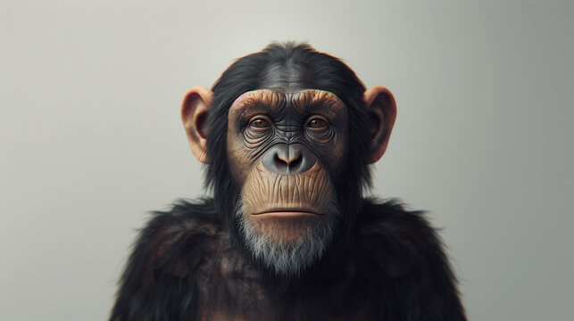 Portrait of a monkey