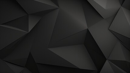 Obraz premium Black white dark gray abstract background. Geometric pattern shape. Line triangle polygon angle. Gradient. Shadow. Matte. 3d effect. Rough grain grungy. Design. Template. Presentation