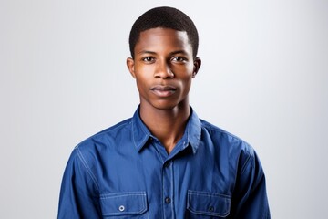 Obraz premium Portrait of a young African-American man
