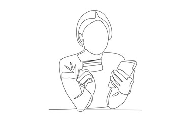 ATM card transaction held by woman