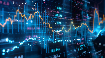 Analyzing Forex Charts or Stock Market Charts  for Profitable Investment Decisions, Understanding Profit Trends with Financial Graphs