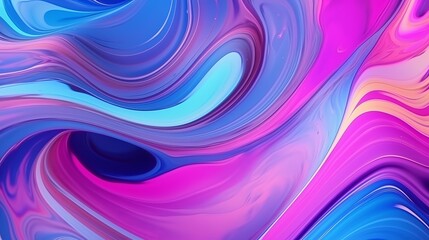 Colorful abstract liquid glass background. wallpaper neon. Fluid painting abstract texture. Intensive colorful mix of acrylic neon colors