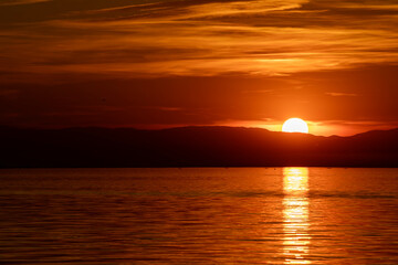 Sonnenuntergang am Meer