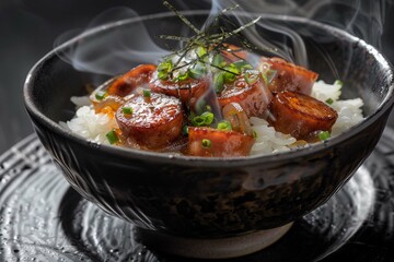 stew with vegetables and rice