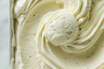 vanilla cream with mint