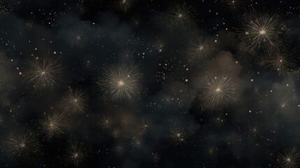 Fototapeta na wymiar Background of fireworks in Ash color.