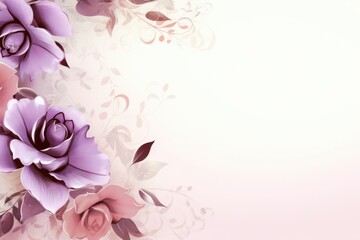 abstract colorful background of pink flowers