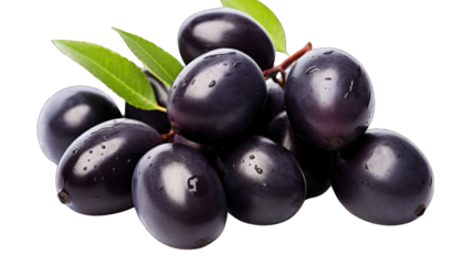 a single fresh jamun png / transparent