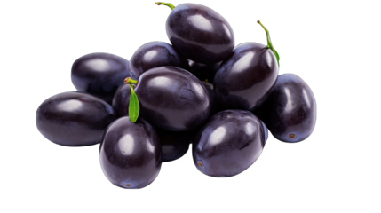 a single fresh jamun png / transparent