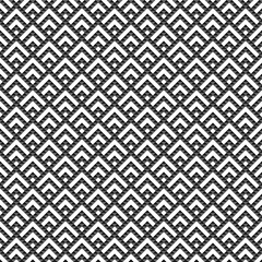 Seamless pattern. Triangles ornament. Triangular shapes backdrop. Geometric figures background. Ethnic motif. Digital paper, textile print, web design, abstract. Geometrical wallpaper. Vector artwork.