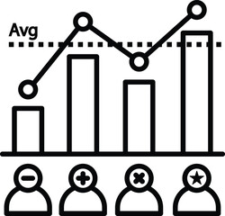 current workforce assessment icon vector
